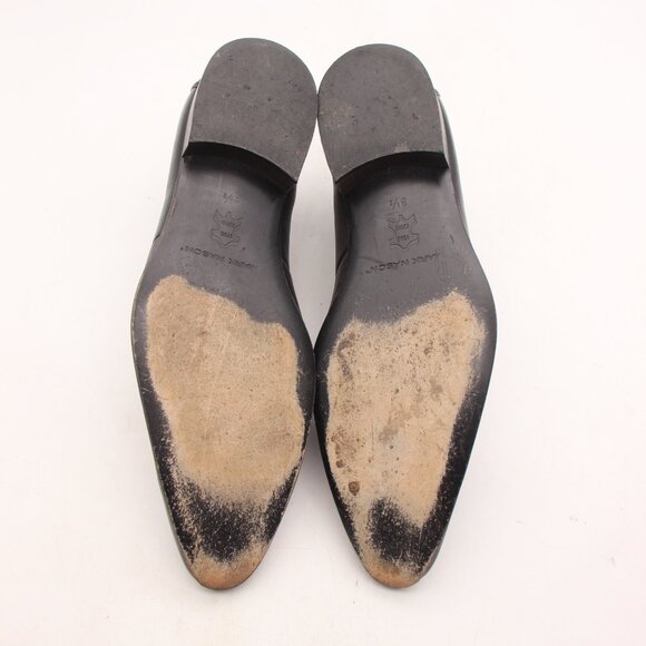 Mark Nason Rock Never Dies Men's 8.5 M Dragon Front Embossed Leather Brown ITALY - Picture 7 of 11